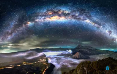 Milky Way di langit Bromo