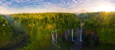 Panorama Tumpak Sewu dari atas