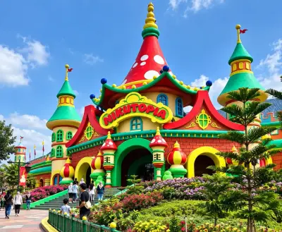 Mikutopia Batu, taman wisata baru bertema Negeri Jamur dengan bangunan berbentuk jamur raksasa di Kota Batu