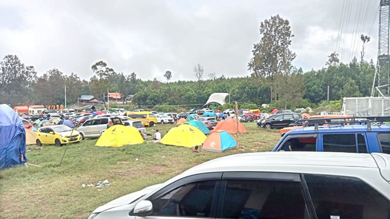 Suasana kawasan Paltuding Kawah Ijen